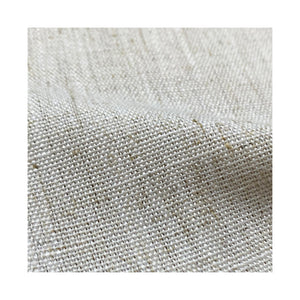 French Pleat Natural Curtains - Linen White